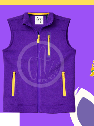 Purple & Gold Vest IN STOCK