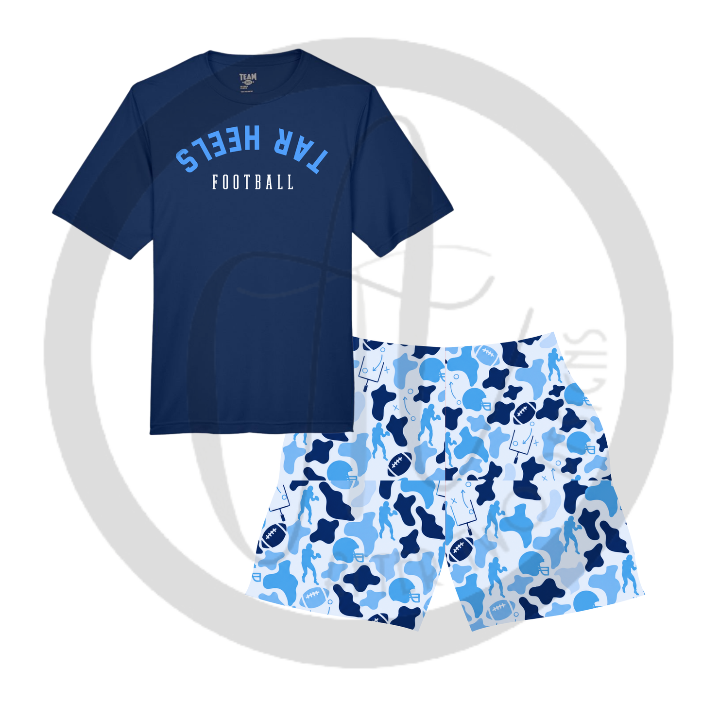 Tar Heel Camo Shorts - PRESALE