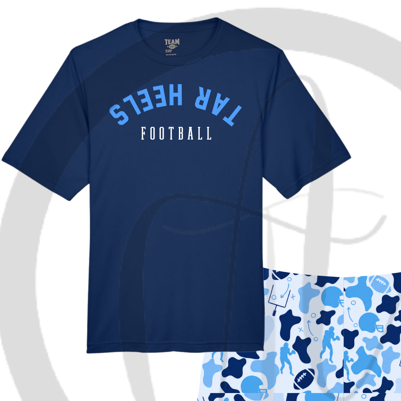 Upside Down Tar Heels Unisex DriFit - MTO
