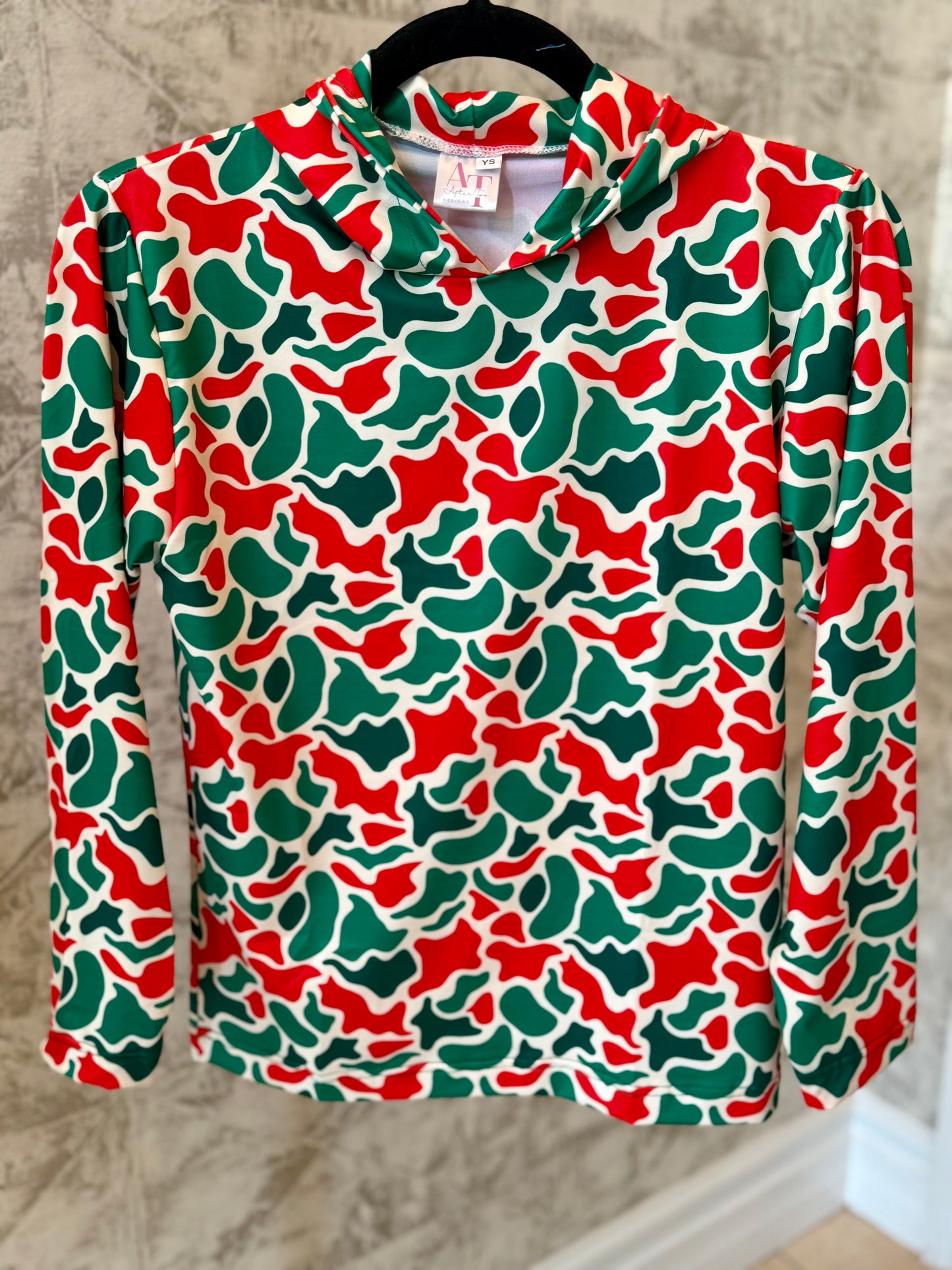 Christmas Camo DRIFIT Hoodie - IN STOCK