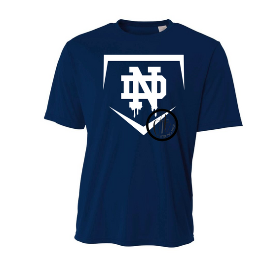 Navy White ND Drip - A4