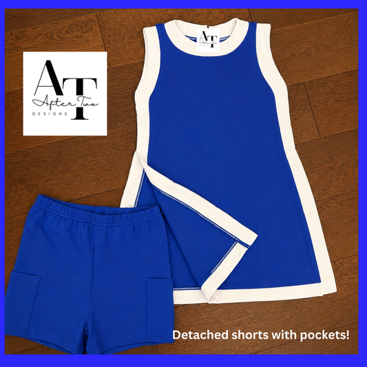 Girls Yoga Dress With Shorts (Set) -  IN STOCK