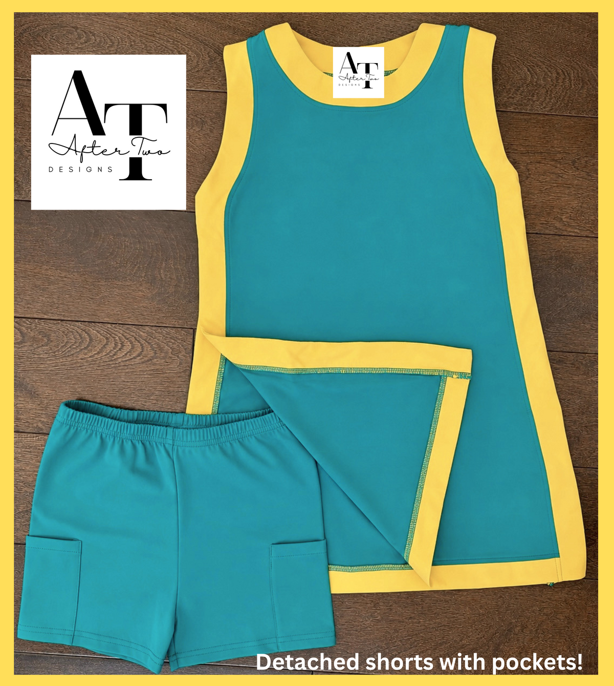 Girls Yoga Dress With Shorts (Set) -  IN STOCK