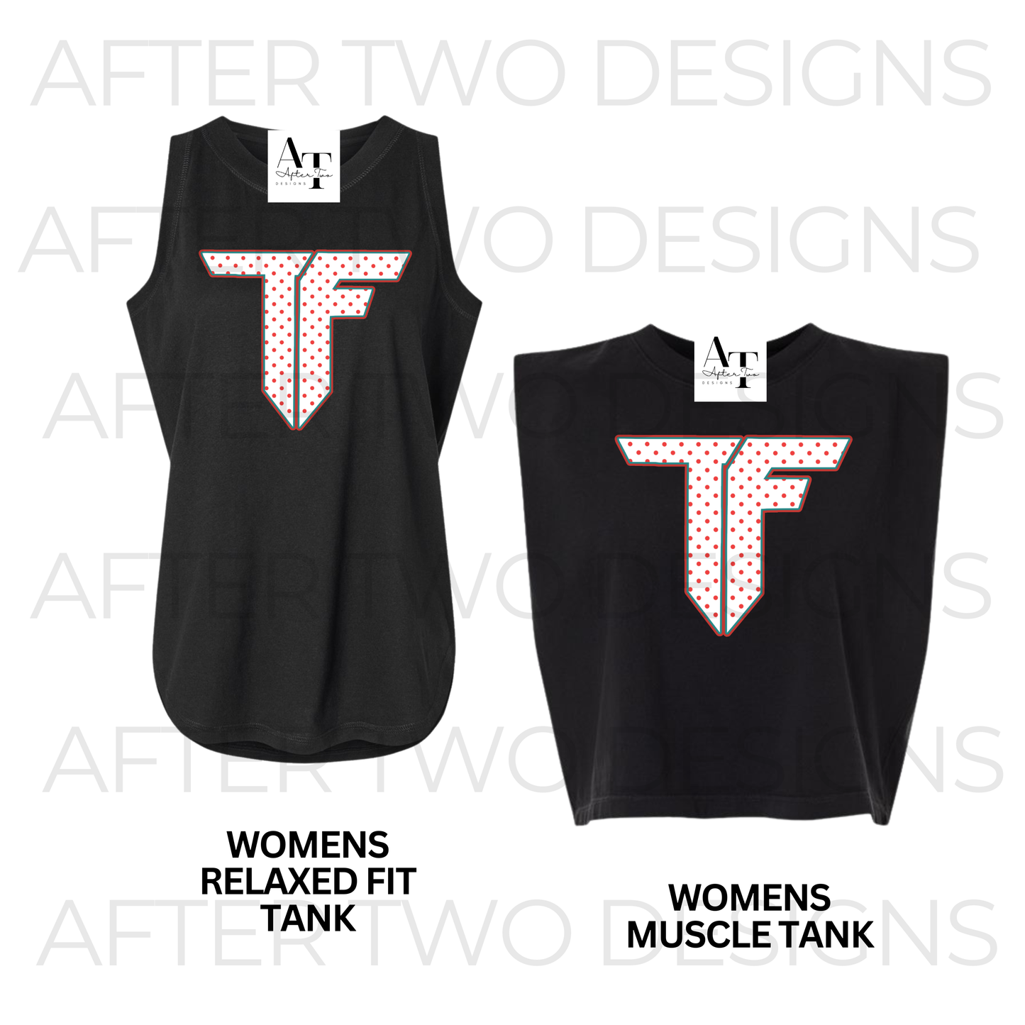 Womens Relaxed Dots Tank - PRESALE