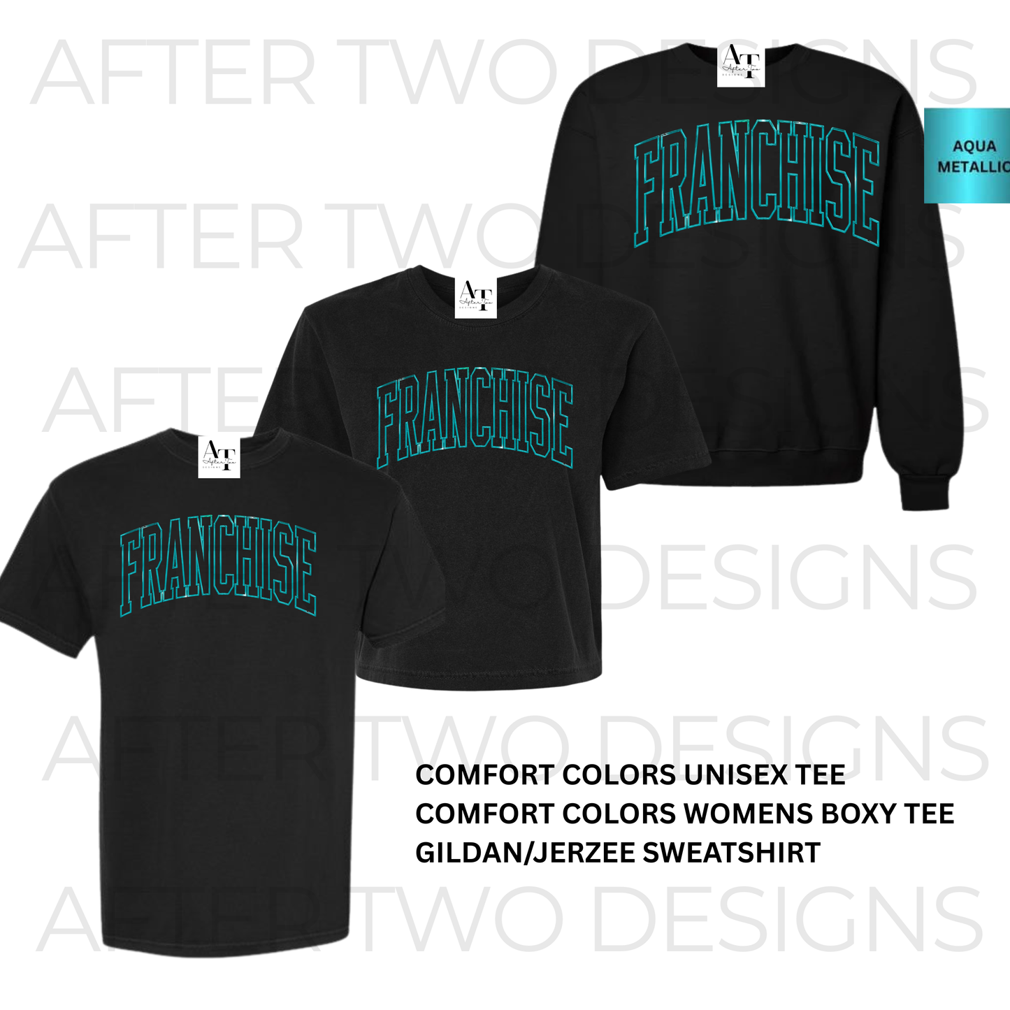 Metallic Teal Franchise - PRESALE