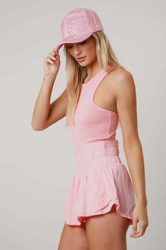Washed Sporty Romper