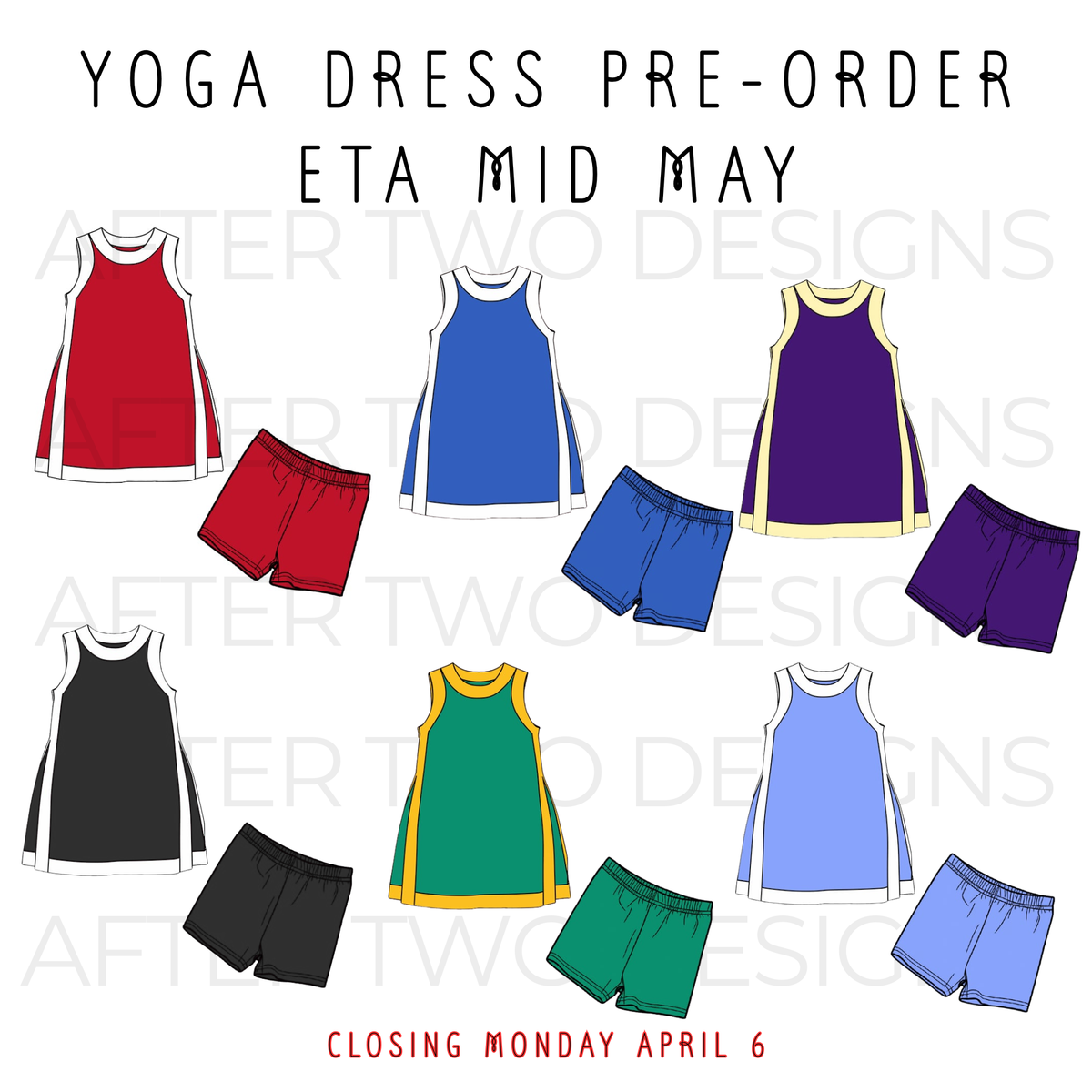 Girls Yoga Dress With Shorts (Set) -  IN STOCK