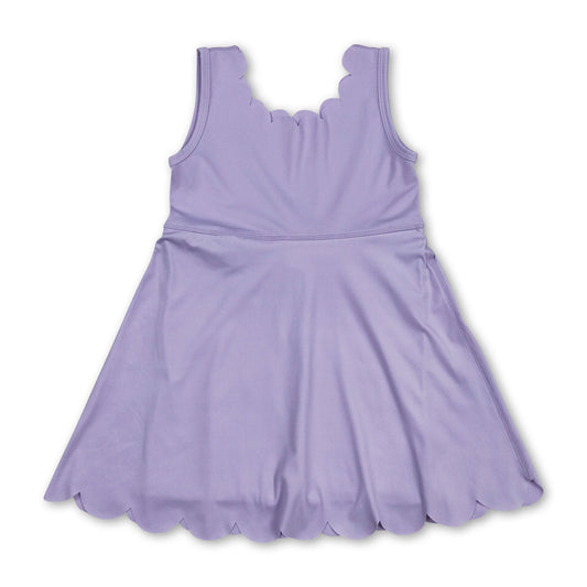 Girls Active Dress Lavender