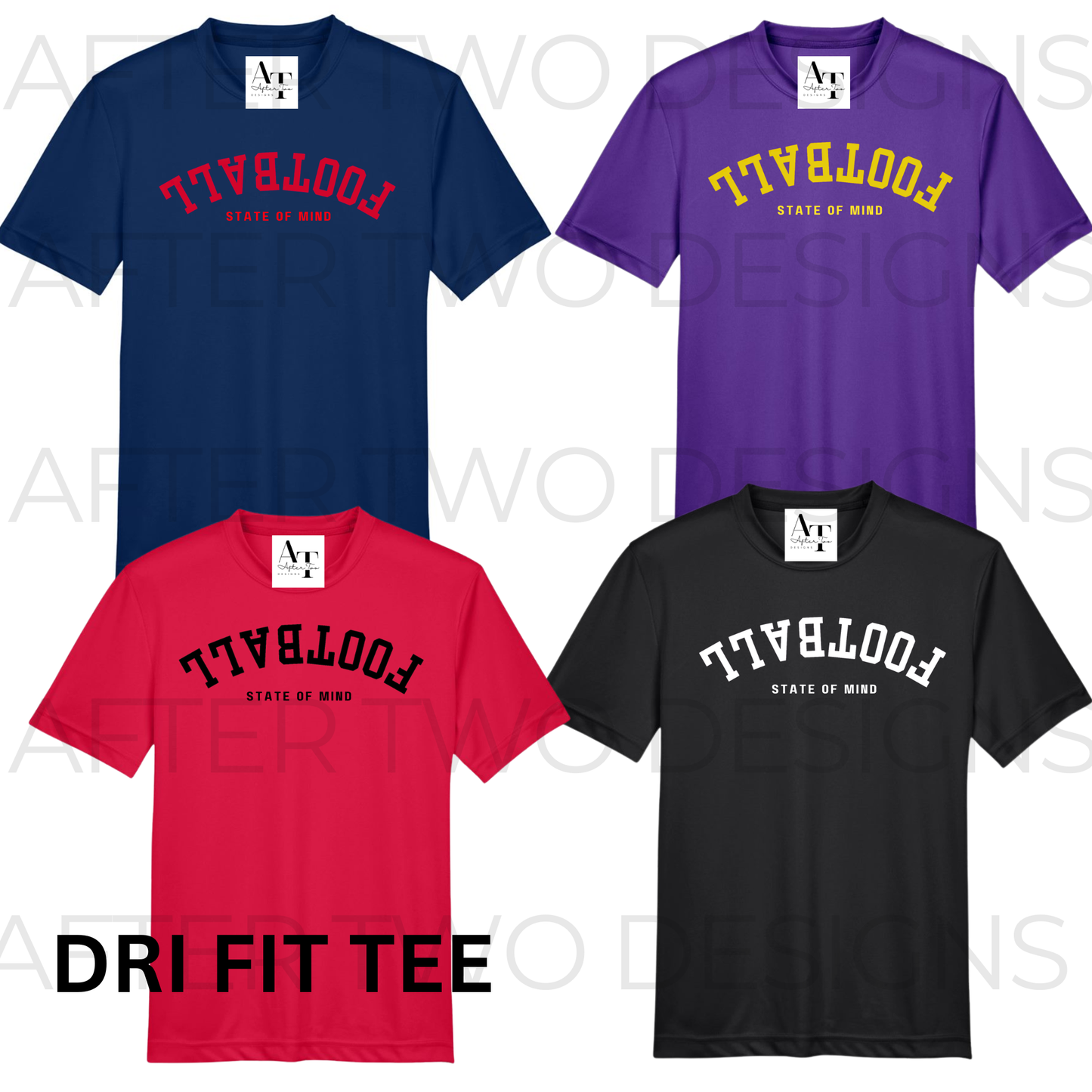 Football State of Mind Drifit Tee - MTO