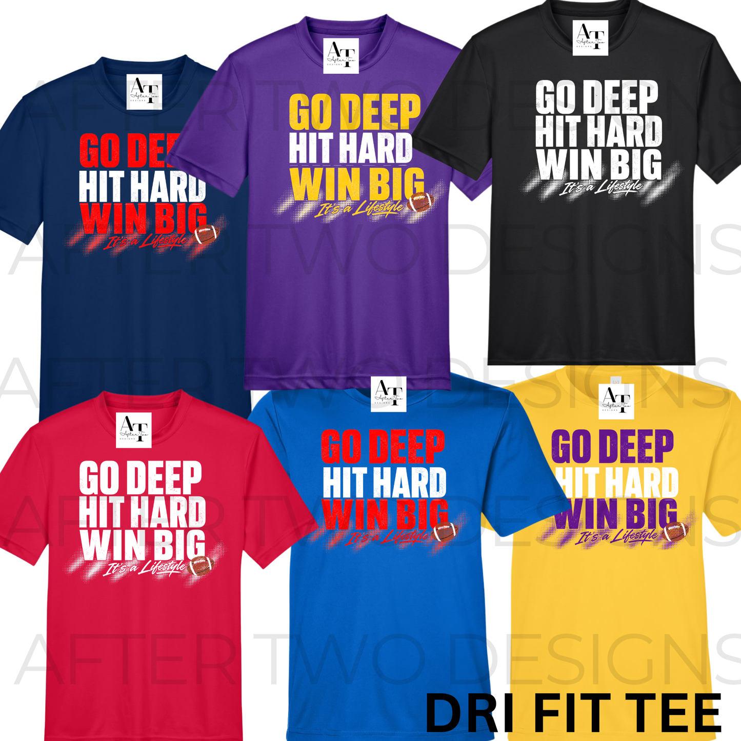 HIT HARD Drifit Tee - MTO