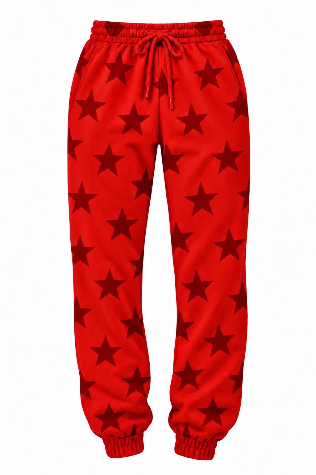 Red Stars Joggers (Scuba) - PRESALE