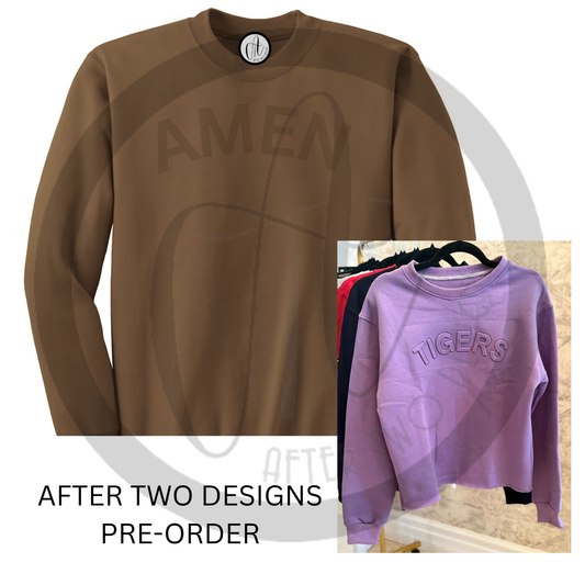Amen Embossed Sweatshirt PRESALE