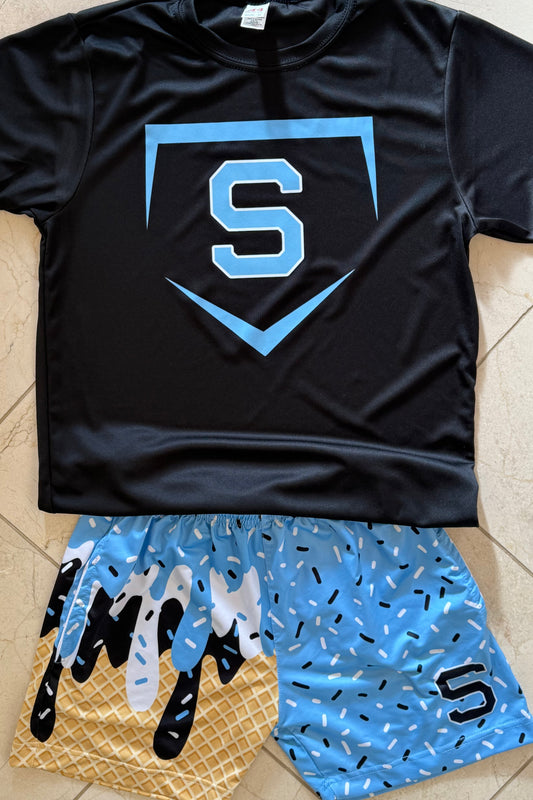 Sting Black Plate Drifit Tee PRESALE A4