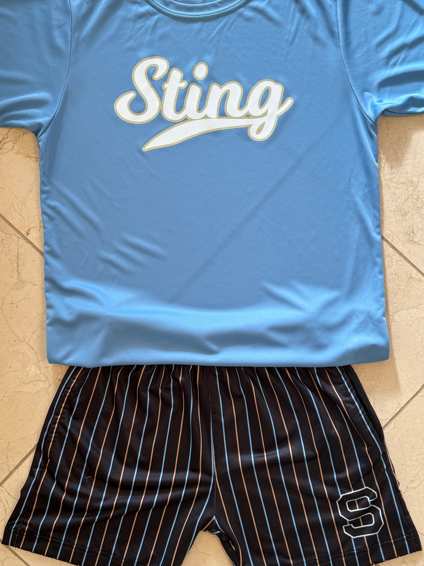DriFit Tee Sting Script White