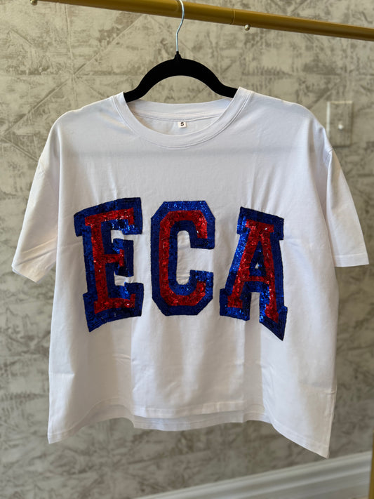ECA Sequin Tee. IN STOCK