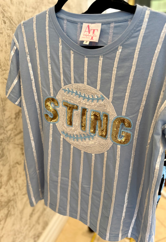 Sting Pinstripe Tee PRESALE