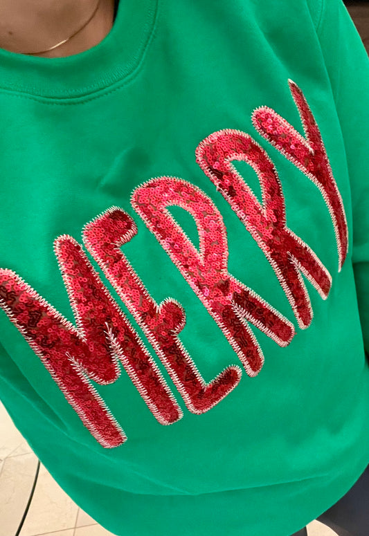 Merry Sweatshirt- IN STOCK