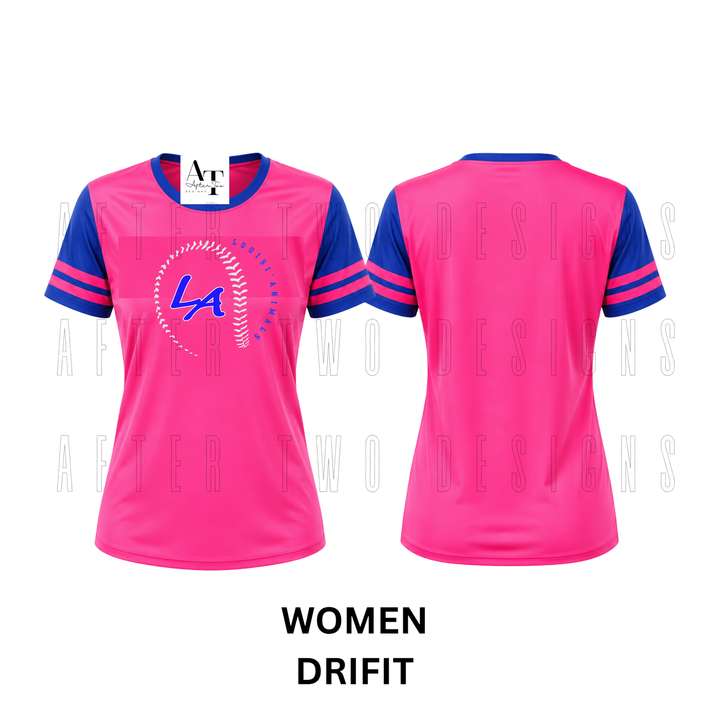 Women/Girl Pink Ringer Drifit A2D - PRESALE