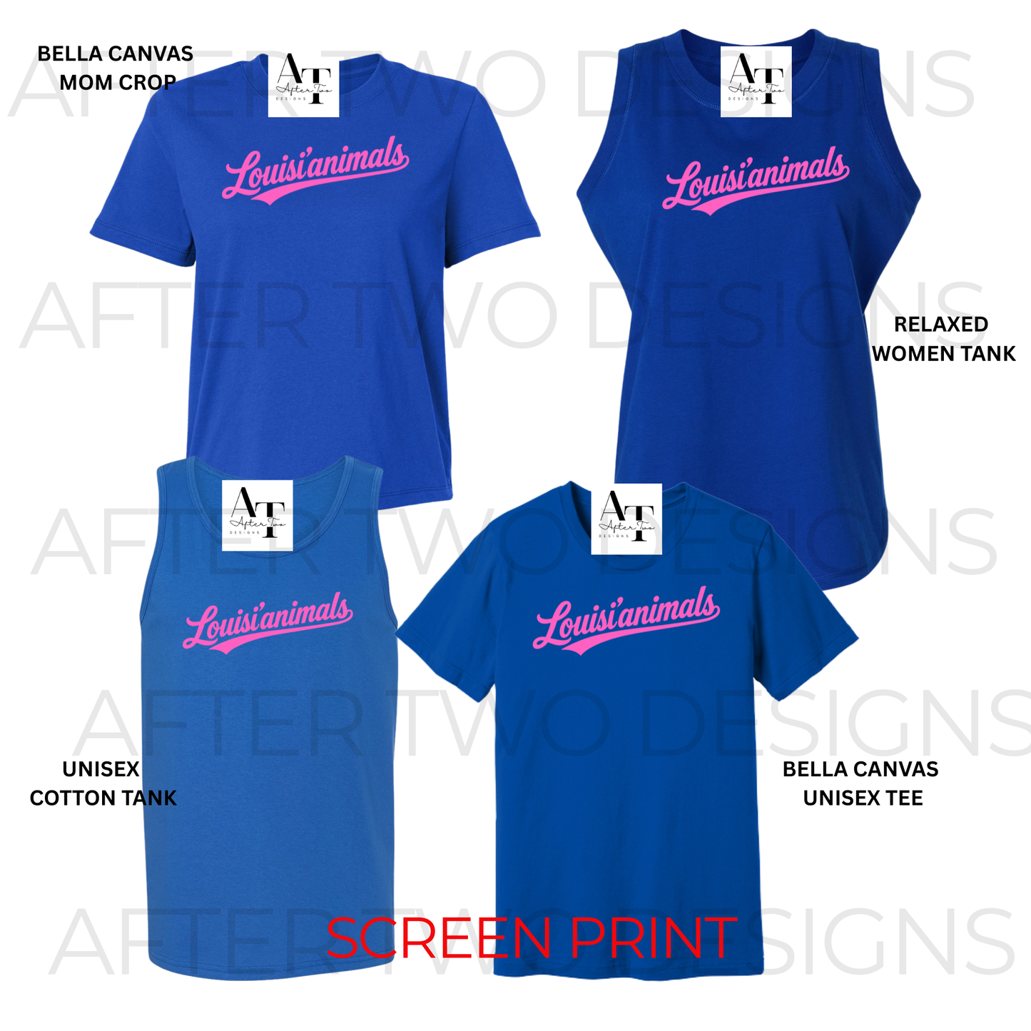 Pink Script LA Women - MTO