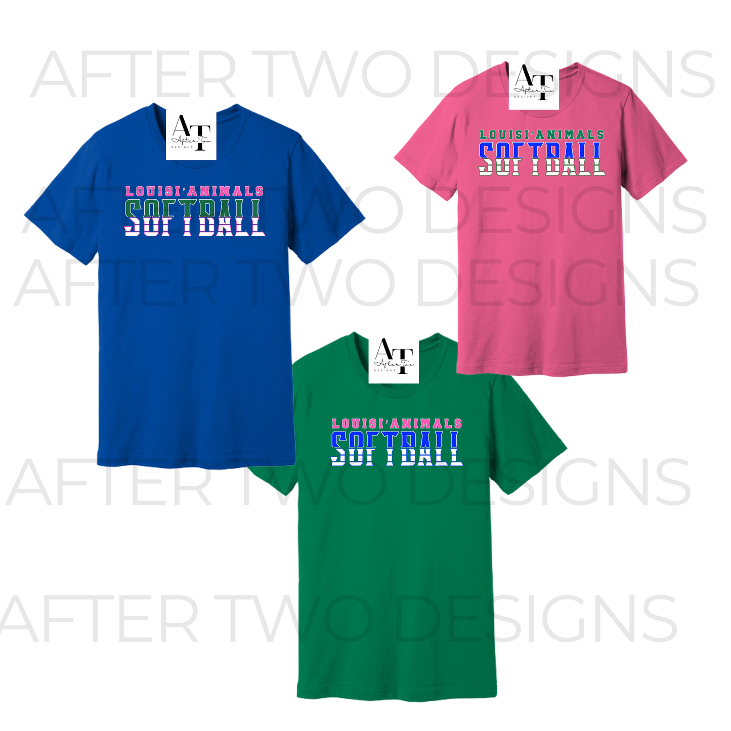 Unisex Stacked Softball Bella Canvas Tee- MTO