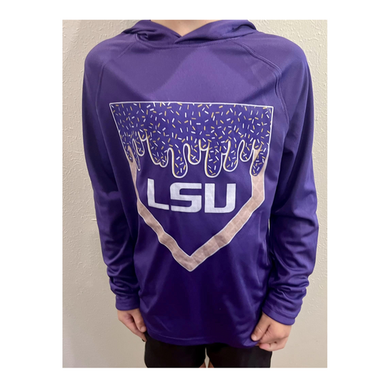 Hooded LSU - A4 Dri-Fit