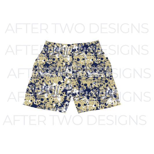 RiverDogs Splatter BASEBALL Shorts - PRESALE