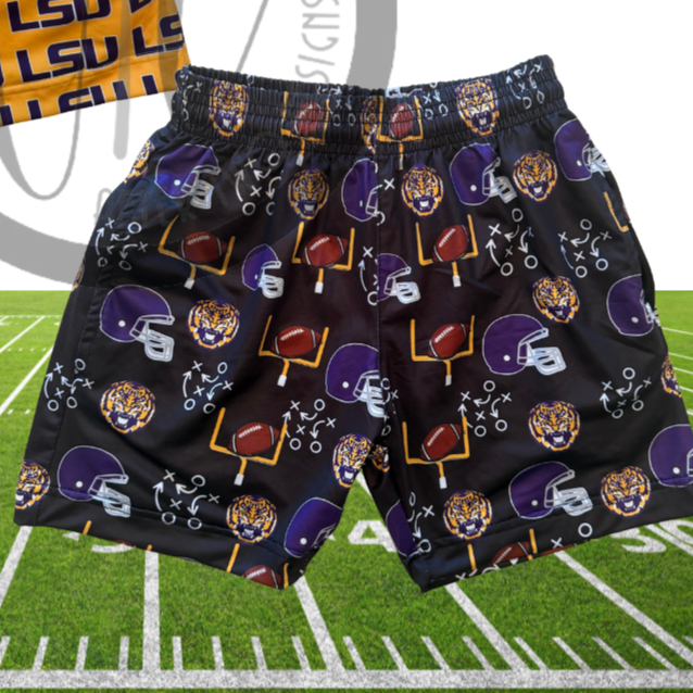 Tiger Football Athletic Shorts- IN STOCK
