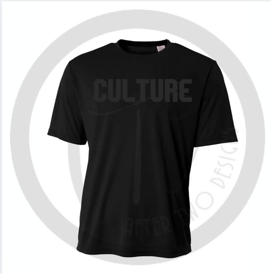 CULTURE black on black A4