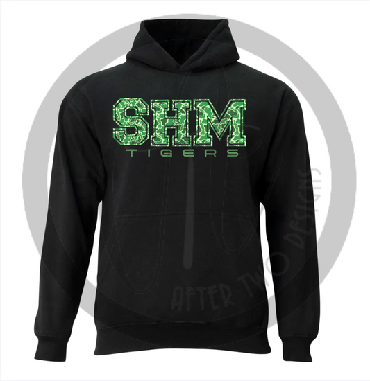 Black Gildan Hoodie SHM Camo