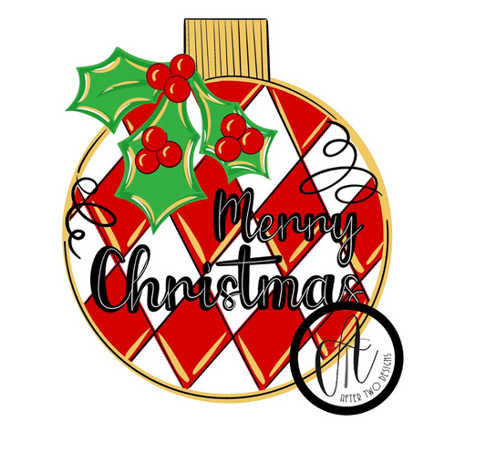 Merry Ornament Yard Sign