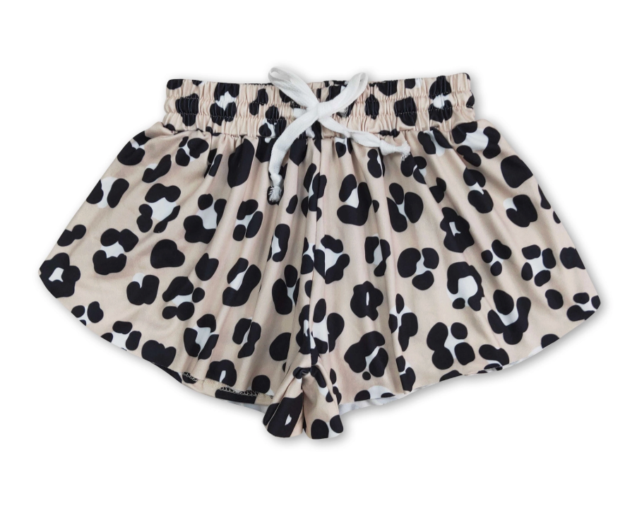 Leopard Bow Shorts PREORDER