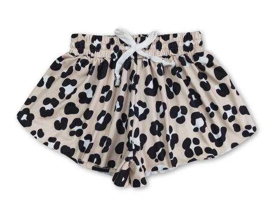 Leopard Bow Shorts PREORDER