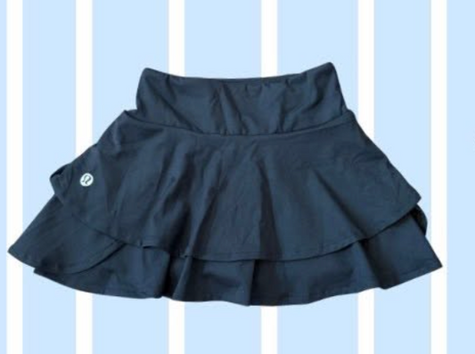 Navy LuLu Active Ruffle Skirt *INSTOCK