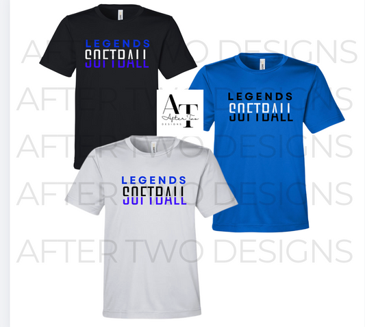 Unisex Legends Softball Drifit Tee - MTO