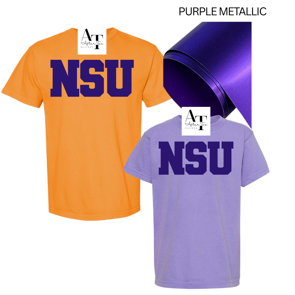 Metallic NSU Comfort Colors Tee - PRESALE