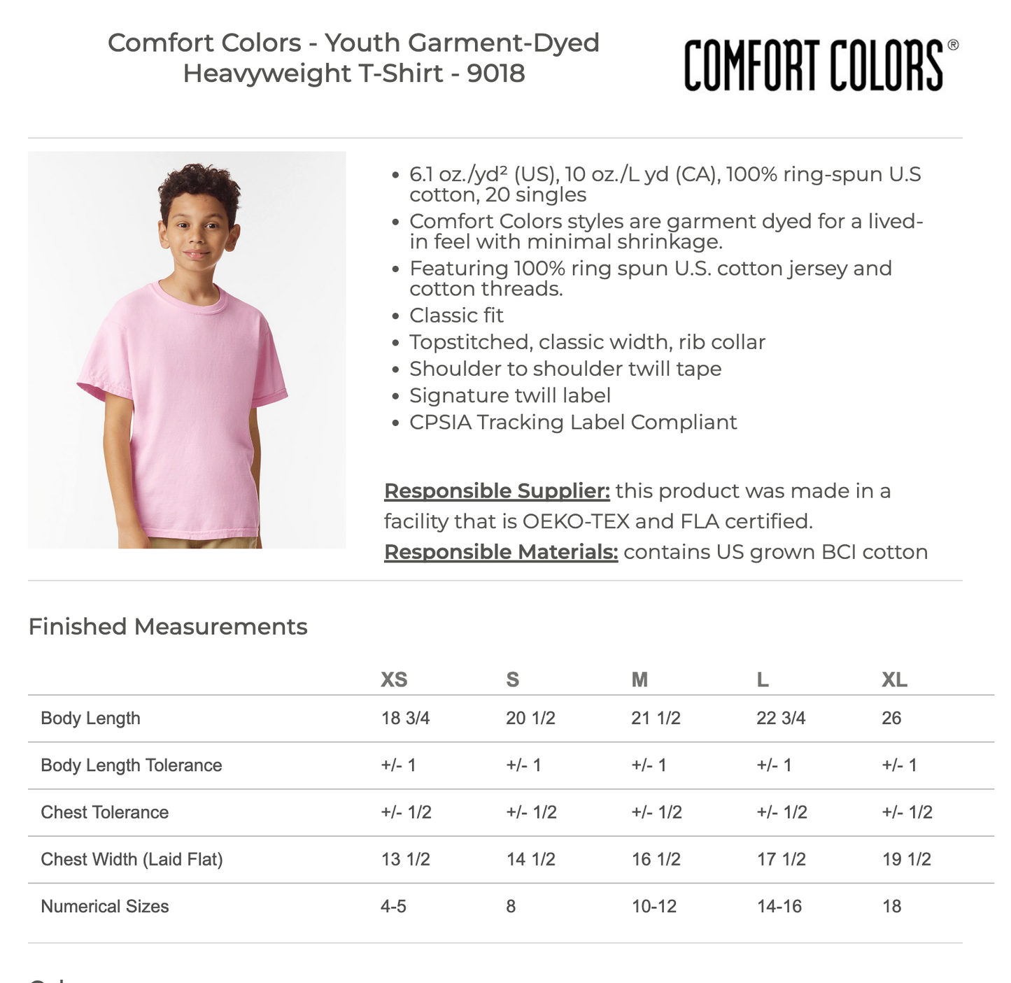 YOUTH Dots Comfort Colors PRESALE