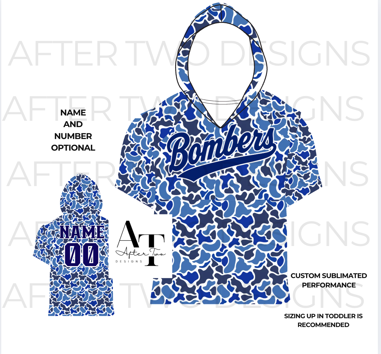 Bombers Camo Drifit Shoodie - PRESALE