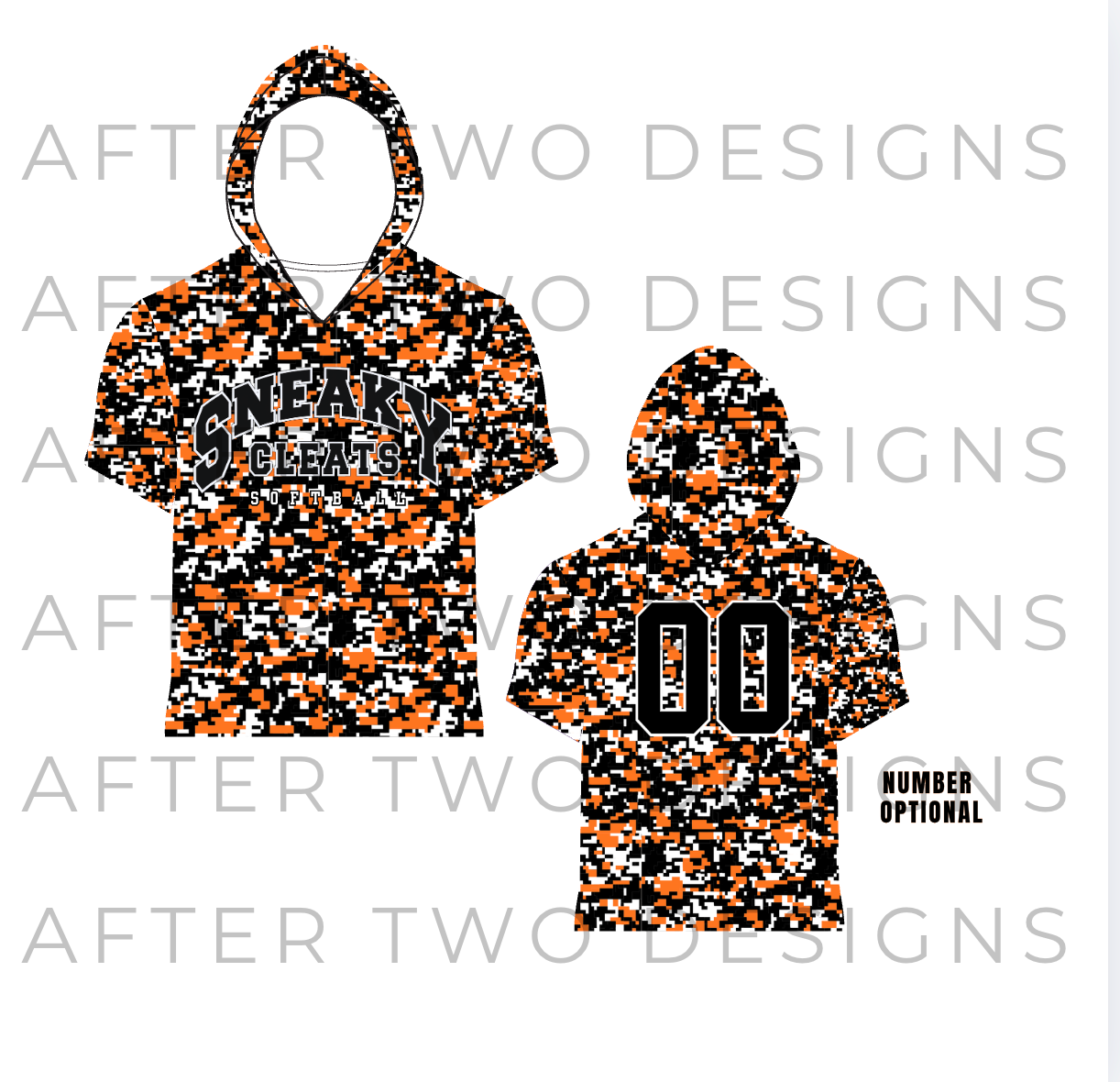 Sneaky Cleats Pixel Drifit Shoodie A2D- PRESALE