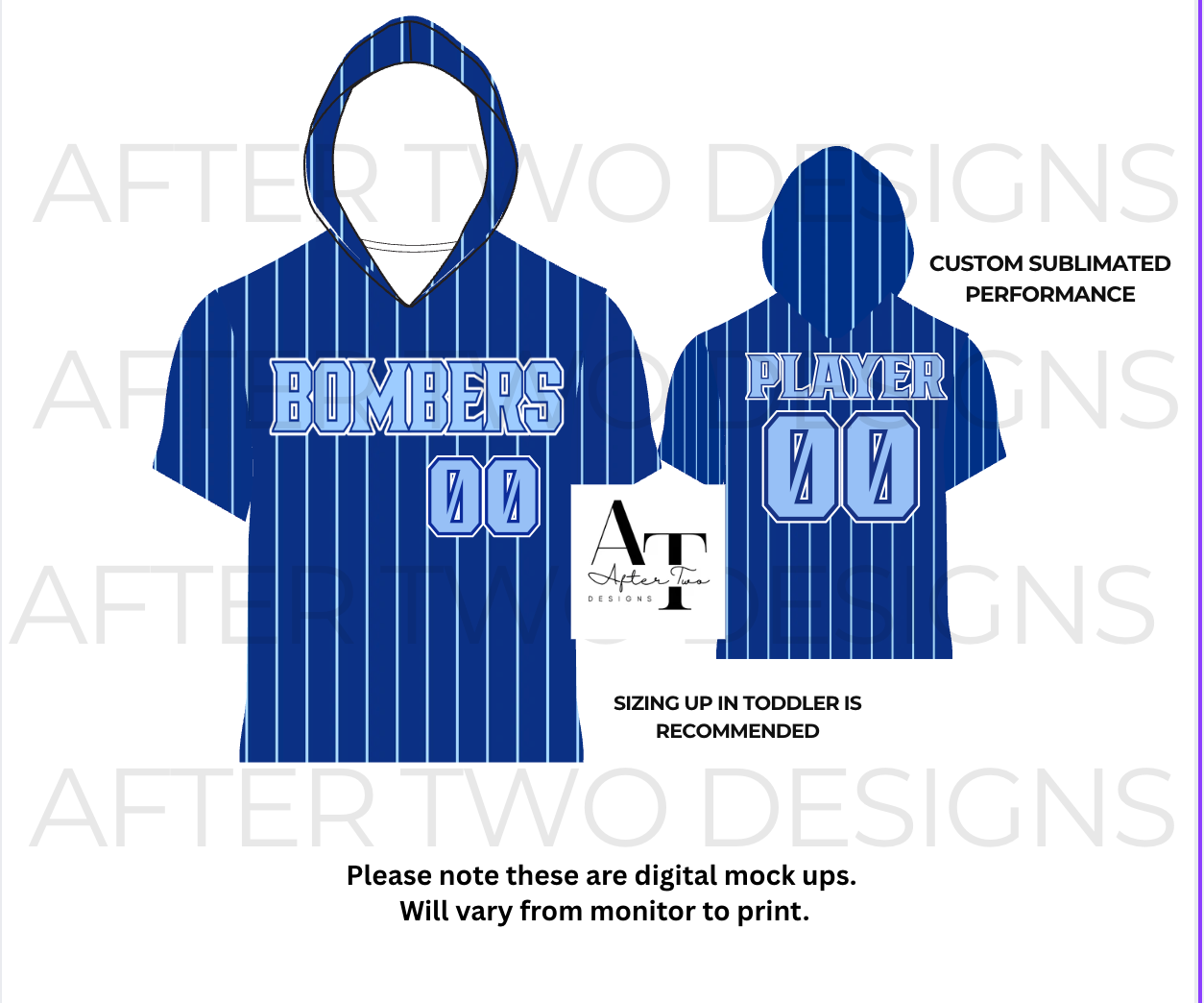 Bombers Pinstripe Drifit Shoodie PRESALE
