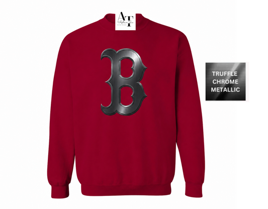 B Metallic Crewneck Unisex Sweatshirt- PRESALE