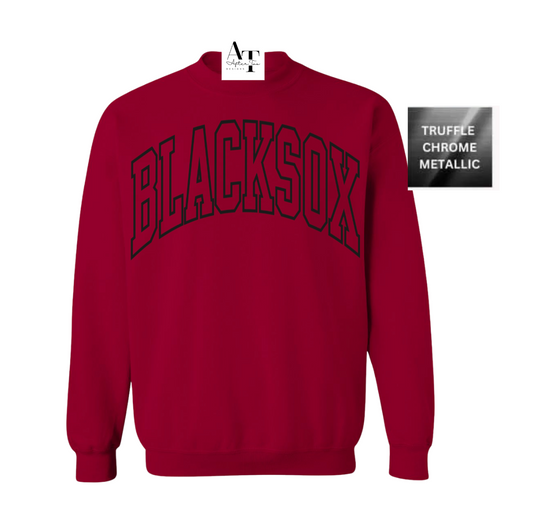 Metallic BLACKSOX Outline Gildan Unisex Sweatshirt - PRESALE