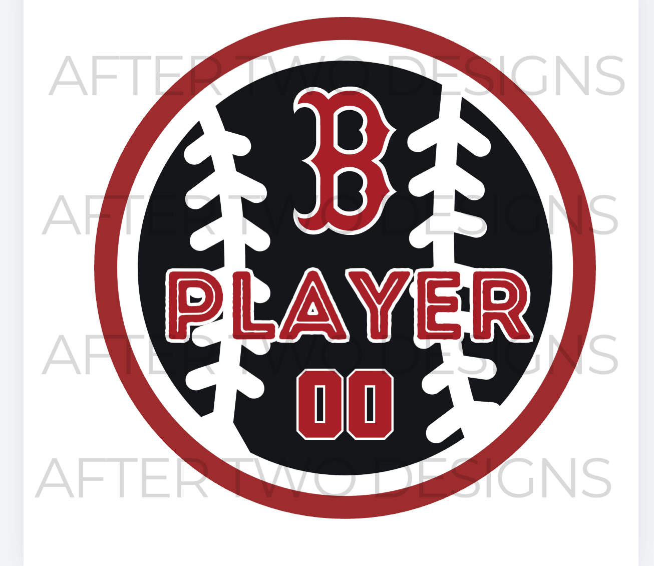 Circle Fan Front AND Back Black Sox