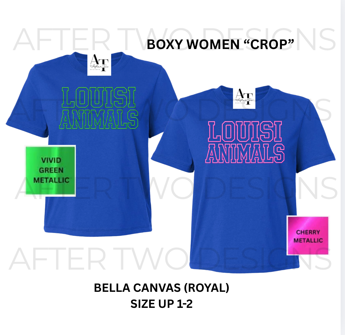 Metallic Hollow Animals Tee - PRESALE