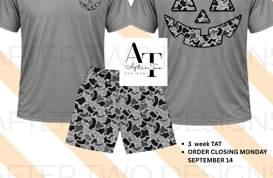 Black Camo Shorts - PRESALE