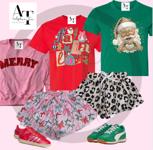 Leopard Bow Shorts PREORDER