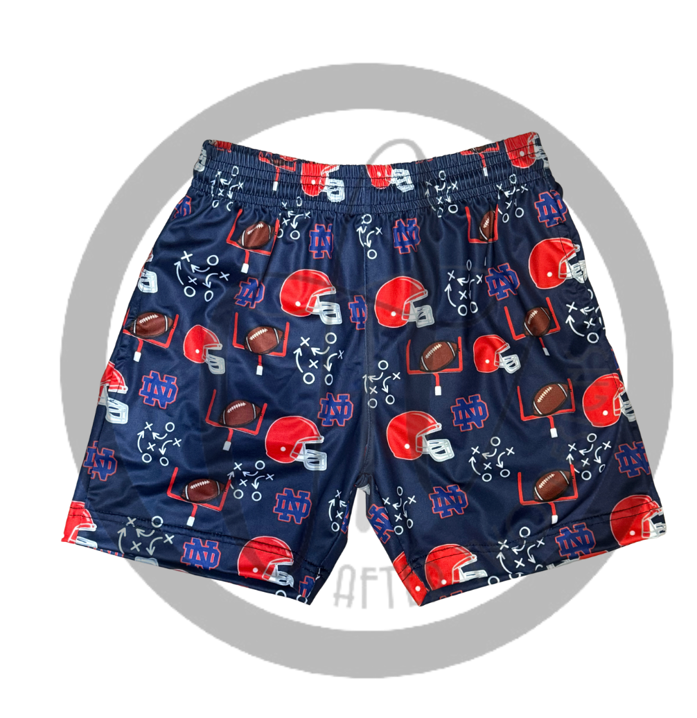 ND Football Shorts IN STOCK