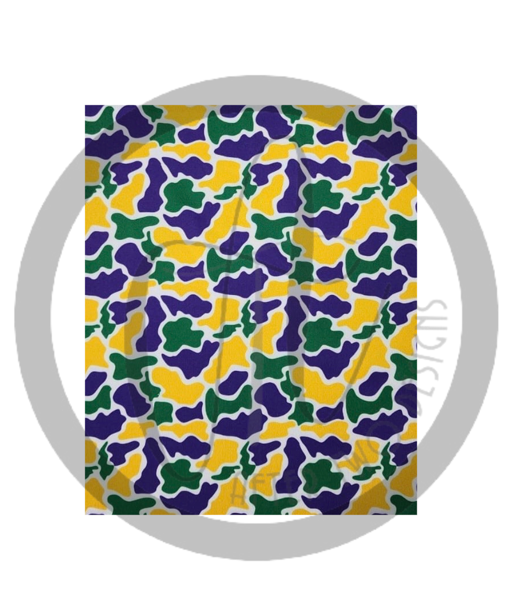 Mardi Gras Camo Shorts - PRESALE