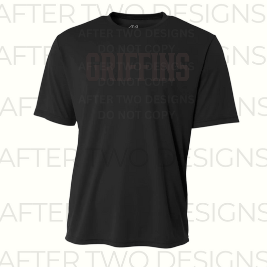 Griffins Black Monochrome MTO Drifit