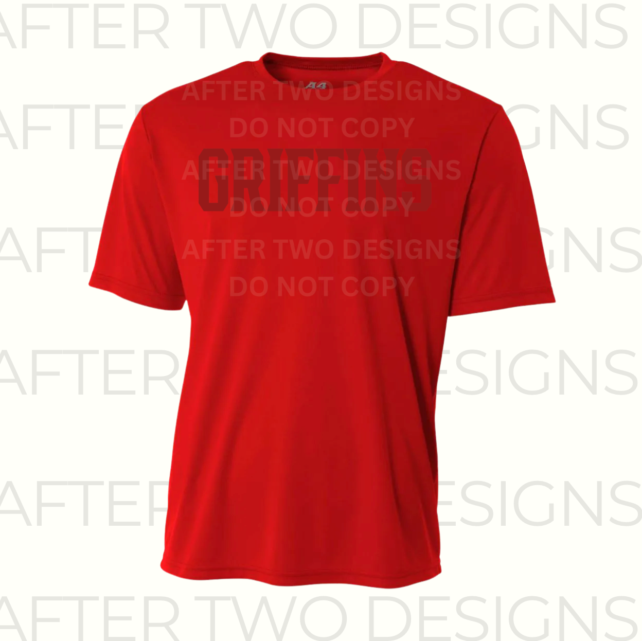 Griffins Red Monochrome MTO Drifit
