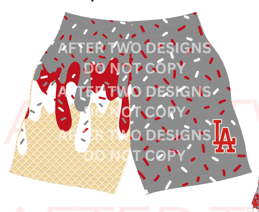 Canes Drip Baseball Shorts PRESALE